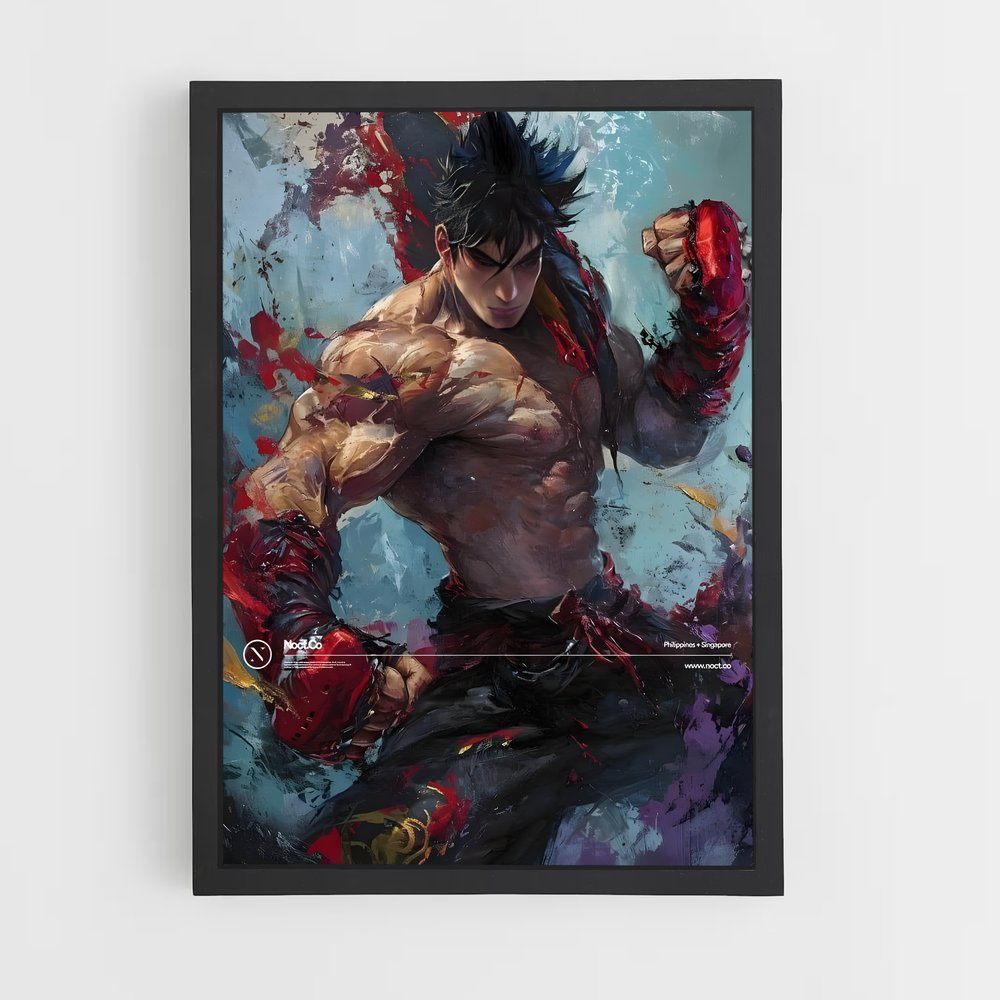 Poster Jin kazama Tekken (vue 2)